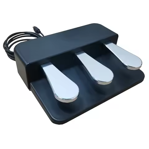 Triple Sustain Pedal Damper For Digital Piano Electronic Keyboard Yamaha P48 P115 P125 P128 P223 P22