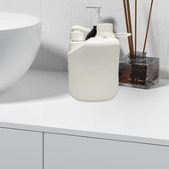[qwolqn] 2L Soap Dispenser Stylish Multipurpose Bathroom Space Saving Shower Gel Bottle Liquid Dispe