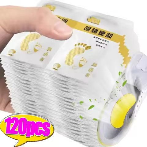 12/120pc Shoes Odor Remover Deodorant Patch Lemon Athlete's Foot Soothing Insole Stickers Antibacter