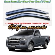 DMAX 2021-2025 SINGLE CAB AG 4 INCH DOOR VISOR