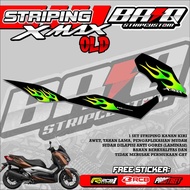 STICKER STRIPING X-MAX OLD - STRIPING X-MAX OLD PREMIUM HOT FIRE 01