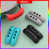 ins hot Silicone Hot Handle Holde Non Slip Rubber Pot Holders Pan Ear Clip Cast Iron Skillets Handles Grip Cover Heat Resistant Potholder Cookware Handle For Cast Iron Skillet ulife