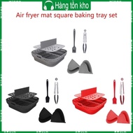 WIN Air Fryers Liner Square Silicone Liner with Divider Square Silicone Air Fryers