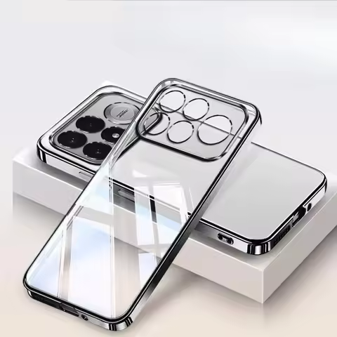 For Redmi K100 Pro Max Electroplating Phone Case for Redmi K100Pro K100ProMax Lens All-inclusive Sil