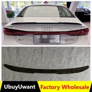 On sale FOR AUDI A7 S7 RS7 C8 Trunk Spoiler Lip Kit Car Rear Spoiler Wing Exterior Kit 2019-2024