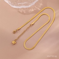 Simple Fashion Necklace Collarbone Chain Hip Hop Titanium Steel Necklace Personalized Trendy Stainle