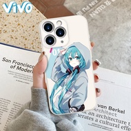 Cartoon character singer virtual Hatsune Miku Casing for VIVO V19 21 23 25 27 Neo E Y02 15 17 20 21 