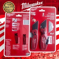 Milwaukee FASTBACK 6-In-1 Folding Utility Knives and FASTBACK Compact Folding Utility Knife Set with Blade