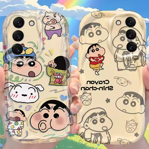 C-Crayon S-ShinChan Case for Samsung Galaxy S25 S24 S23 S22 S21 Ultra Plus S20 FE A73 A72 A71 A56 A5