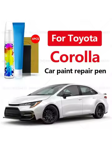 Car Paint Repair Pen For 1966-2025 Toyota Corolla Paint Scratch Repair Accessories 4PCS White 040 Re