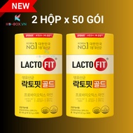 Lacto Fit Gold màu vàng 2 X 50 gói Men vi sinh lactofit