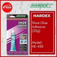 HARDEX Shoe Adhesive High Strength 20g HE450 Shoe Glue Shoe Gum Gam Kasut
