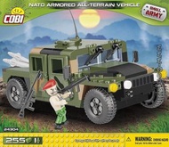 COBI-24304 NATO AATV CAMO GREEN 北約裝甲全地形車(Lego兼容)