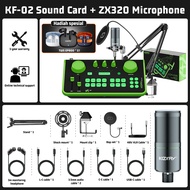 Koorfly Kf02 48V Soundcard Bluetooth Livestream Kit - Powerbank HP Dudukan Ponsel Fungsi Baru Profes