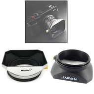 Square Lens Hood for  Mirrorless Camera Lenses DV Camcorders 37 39 40.5 43 46 49 52 55 58 mm