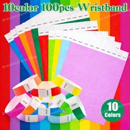 【SG Seller】Event Wristbands — 10 Vibrant Colours | Waterproof Durable Paper Wristband for Events & P