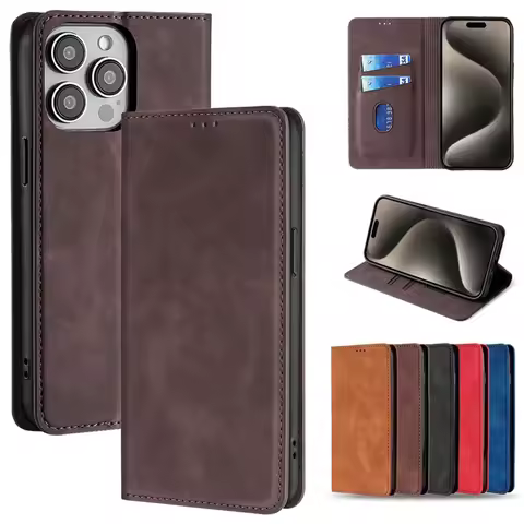 Leather flip Wallet case for Oneplus 3 3T 5 5T 6 6T 7 8 7T 9 10 ACE 2 Pro 8T 9R 9RT 11 12 Nord CE 2 
