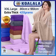 Bath Towel Tuala Mandi Dewasa Serap Air Microfiber Tuala Mandi Baby Kain Serap Air Kain Tuala Travel