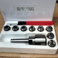 Arbor Chuck Head Set Mt2 Miling Chuck Set