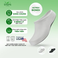 Aetrex Lynco Bondi White women's health shoes - arch-enhancing loafers, foot protection, heel pain r