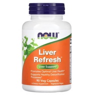 NOW Foods, Liver Refresh, Liver Detoxifier & Regenerator, Liver Detox, Liver Cleanse  90 Veg Capsule