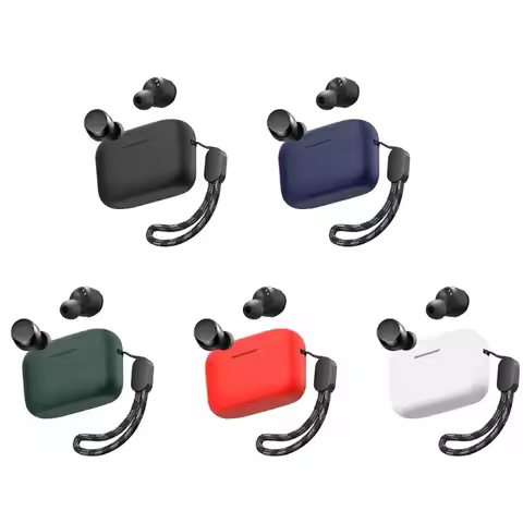 Silicone Earphone Case Anti-fingerprint Shockproof Earbuds Protective Cover Compact Fall Prevention 