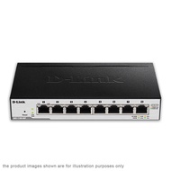 D-Link DGS-1100-08P 8 Port Gigabit PoE Smart Managed Switch with 64W