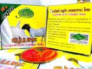 Goat Milk gluta Collagen Soap Clock 65g 100