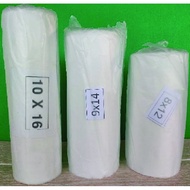 Plastic Bag Roll 8×12,9 x 14,10×16-1KG/Food Packaging / Fruits / Vegetables / Meat Storage