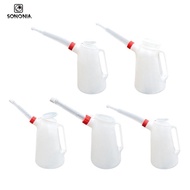 [SONONIA] Oil Measuring Jug with Spout Multipurpose Pot Portable Efficient Oil Jug White