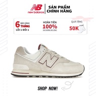 New balance.e 574 offwhite Genuine Shoes For Men And Women