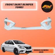 Bodykit Front Skirt Skirting Bumper Tomei Nisan Almera Facelift 2015 2016 Abs Material 100% New High