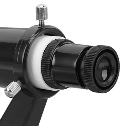 5X Astronomical Telescope Finder Scope with Inline Base Stand 5x24 Portable Crosshair Telescope Find