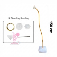 Standing decoration latex bending balloon L shape l flexible balloon support pole