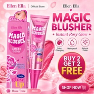 Ellen Ella Magic Liquid Blush Color Changing Waterproof Soft Pink Glow Cheek Tint