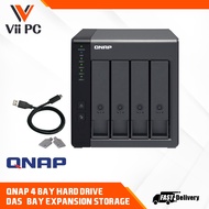 QNAP TR-004 4 Bay Hard Drive Enclosure Direct Attached Storage (DAS) with hardware RAID USB 3.2 Gen 