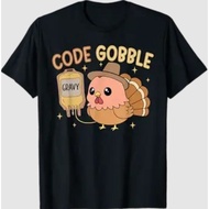 Thanksgiving Nurse Code Gobble Funny Rn Cna T-Shirt