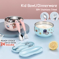 316 Stainless Steel Bowl 304 Stainless Steel Spoon / Fork Kid Bowl Children Bowl Kid Dinnerware