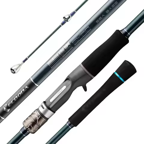 Ecooda Spinning and Casting Carbon Boat Fishing Rod Model Surf Ecooda Cyan Blue Ecbb Sea Bass Lure R