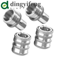 DINGYIFENG 2/4/8Pcs Pressure Washer Adapter Set, M22 Swivel 3/8'' Quick Connect Quick Connect Kit, Durable Stainless Steel Rust-proof Brass Pressure Washer Connector Male
