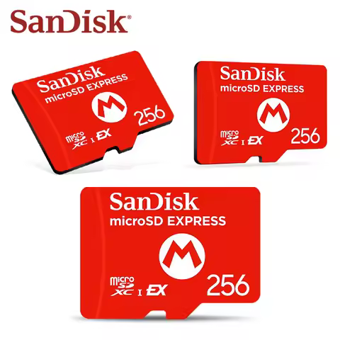 Official SanDisk 256GB MicroSD Express Card for Nintendo Switch 2 880MB/s Read 650MB/s Write PCIe NV