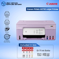 Canon Pixma G2730 Refillable Ink Tank All In One Printer ( Purple ) Compatible with Windows and Mac,