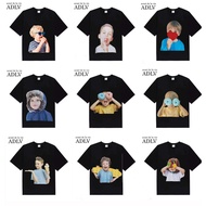 100% original authentic ADLV tshirt loose short-sleeved top casual couple wear