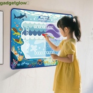 GADGETGLOW​ Water Painting Blanket, Oversized with Pen Magic Water Canvas, Color Doodle ‎Multicolor 