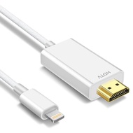 [MFi Certified] Lighting to HDMI Cable for iPhone to TV, iPhone to hdmi Adapter Compatible with iPho