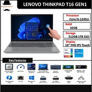 Lenovo ThinkPad T14 T14s T15 T16 T590 Laptops | Core i7 11th 12th Gen | 1Year Warranty T&C | 32GB RA