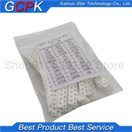 Free shipping 0603 SMD Resistor Kit Assorted Kit 1ohm 1M ohm 1% 33valuesX 20pcs=660pcs Sample Kit