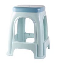 全城熱賣 - 加厚可疊高膠椅膠凳(拼色-藍色) #(GTN)