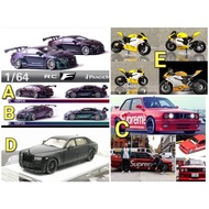YM 1/64 Rocket Rabbit RCF M3 E30 Supreme Ducati VMB Rolls Royce Phantom Mansory
