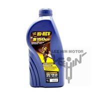 Original Hi-Rev Hirev S150CC Semi Synthetic Sintetik 15w50 4T Engine Oil Minyak Hitam Motor Y15ZR Y1